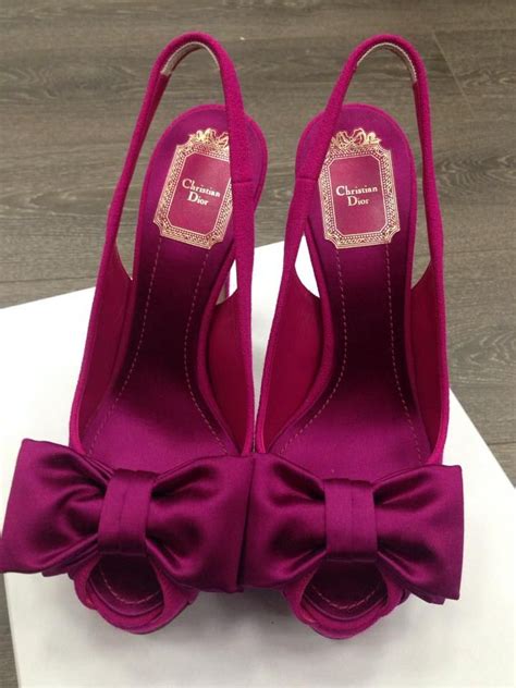 christian dior purple shoes